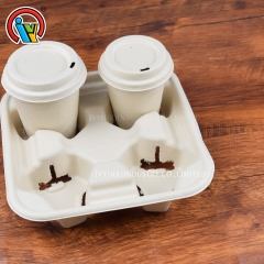  wholesale  biodegradable 4 cup holder
